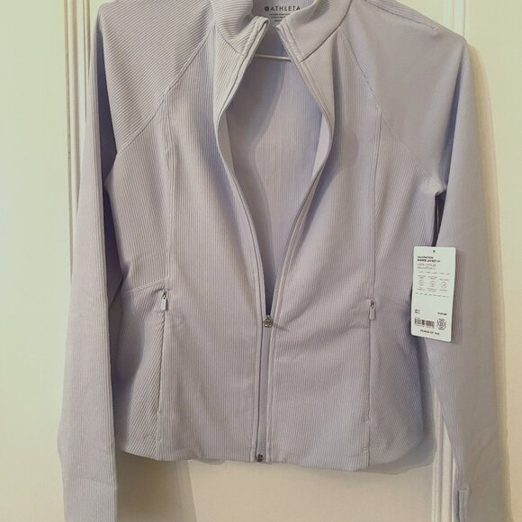 Athleta Salutation Ribbed Jacket - NWT - Picture 2 of 7